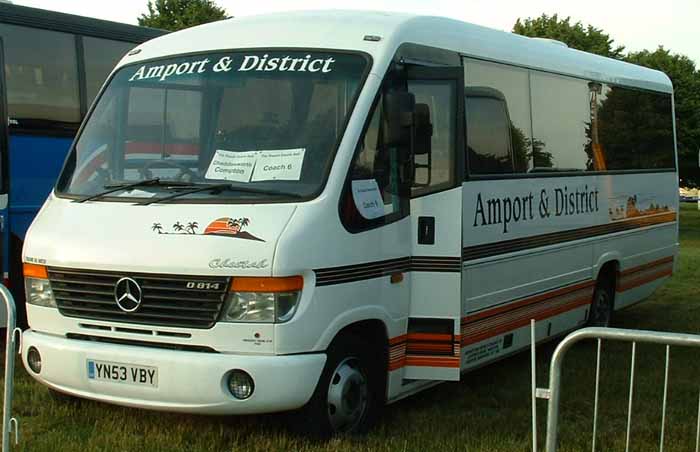 Amport & District Mercedes O814D Plaxton Cheetah YN53VBY